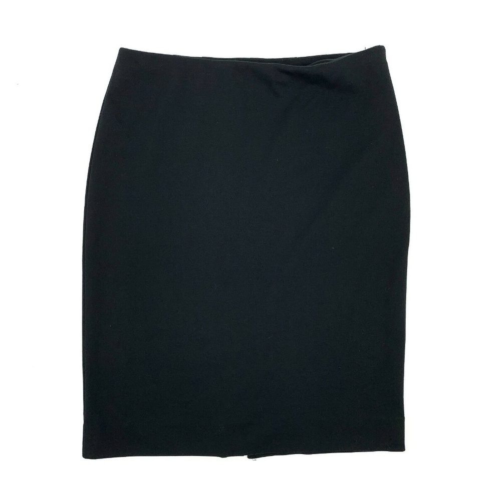 The Limited Black Ponte Knit Stretch Pencil Skirt